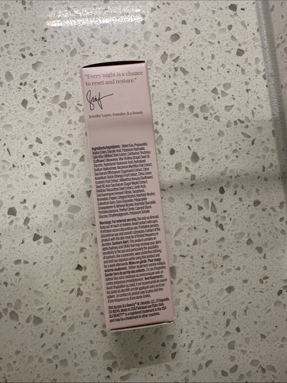 JLO Beauty That Overnite Hustle AHA BHA Resurfacer 1oz NIB